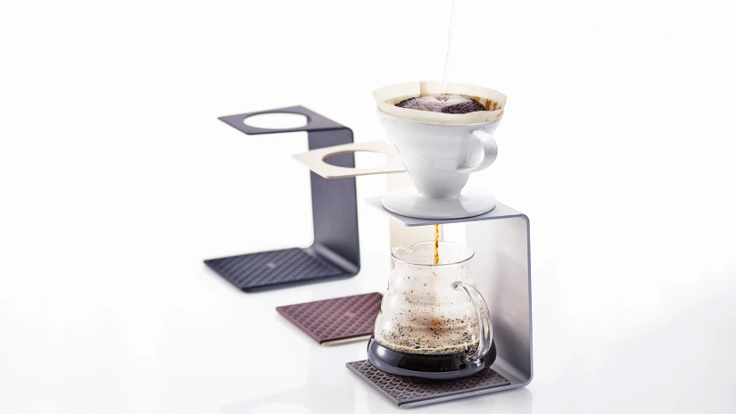 Hario V60 Aluminium Single Stand, Gold 5 Hario V60 Aluminium Single Stand, Gold - Image 3