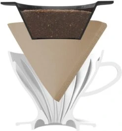 Hario W60-2 Ceramic Coffee Dripper -Coffee Supply Store hario w60 02 dripper 7370
