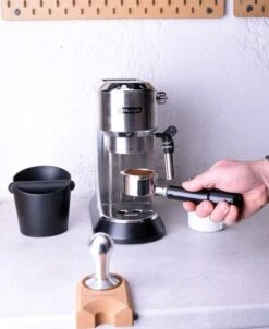 JoeFrex Bottomless Naked Portafilter DeLonghi Dedica, Walnut 9 JoeFrex Bottomless Naked Portafilter DeLonghi Dedica, Walnut -Coffee Supply Store joefrex bottomless portafilter delonghi dedica 7685