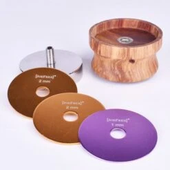 JoeFrex Coffee Leveler Palm-Tamper 58 Mm, Palisander -Coffee Supply Store joefrex coffee leveler palisander 6805