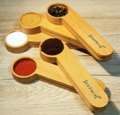 JoeFrex Wooden Coffee Measure With Clip 7 G -Coffee Supply Store joefrex wooden coffee measuring spoon 7982