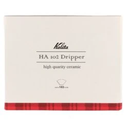 Kalita Ceramic Dripper HA 102, White -Coffee Supply Store kalita ceramic dripper ha 102 3093