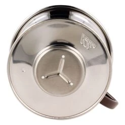 Kalita Wave #185 Stainless Steel Dripper -Coffee Supply Store kalita wave steel dripper 3101