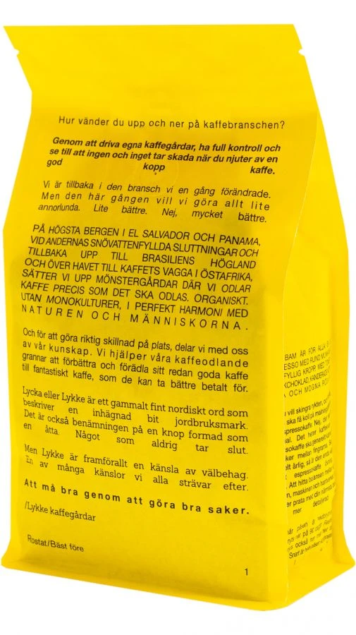 Lykke Espresso BAM BAM 500 G Coffee Beans 5 Lykke Espresso BAM BAM 500 G Coffee Beans - Image 3