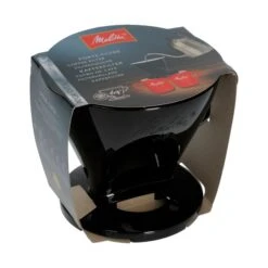 Melitta Pour Over Plastic Coffee Filter 1x4, Black -Coffee Supply Store melitta plastic filter 1x4 8220