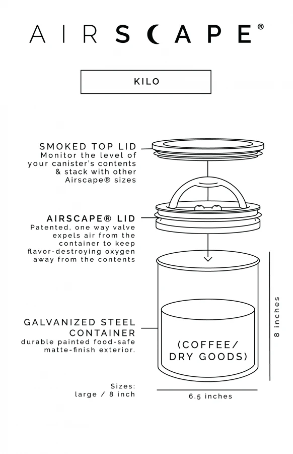 Planetary Design Airscape® Kilo Storage Canister 8 Planetary Design Airscape® Kilo Storage Canister - Image 6
