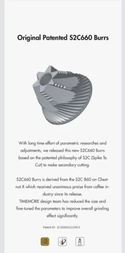 Timemore C3 MAX S2C Pro Coffee Grinder, Black 12 Timemore C3 MAX S2C Pro Coffee Grinder, Black -Coffee Supply Store timemore c3 max 8281