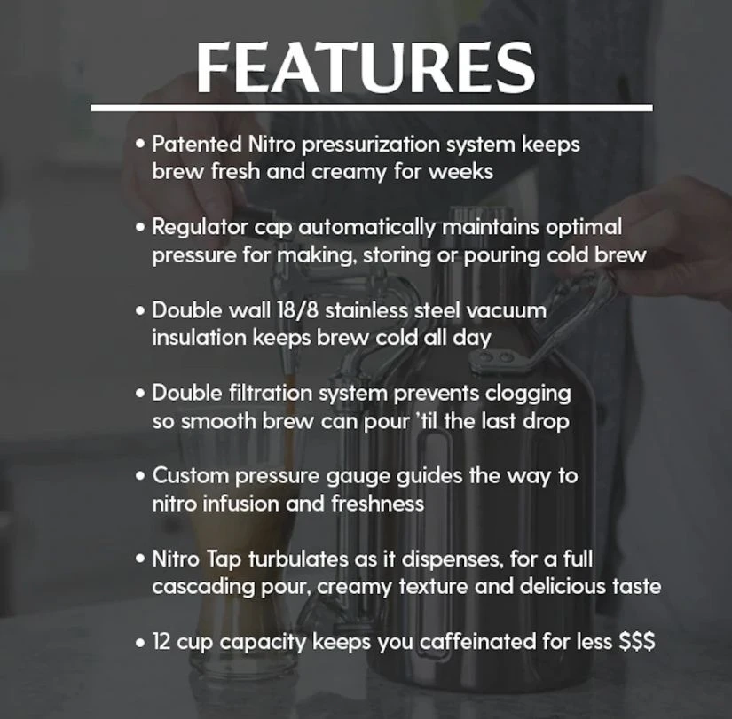 GrowlerWerks UKeg Nitro Cold Brew Coffee Maker 5 GrowlerWerks UKeg Nitro Cold Brew Coffee Maker - Image 3