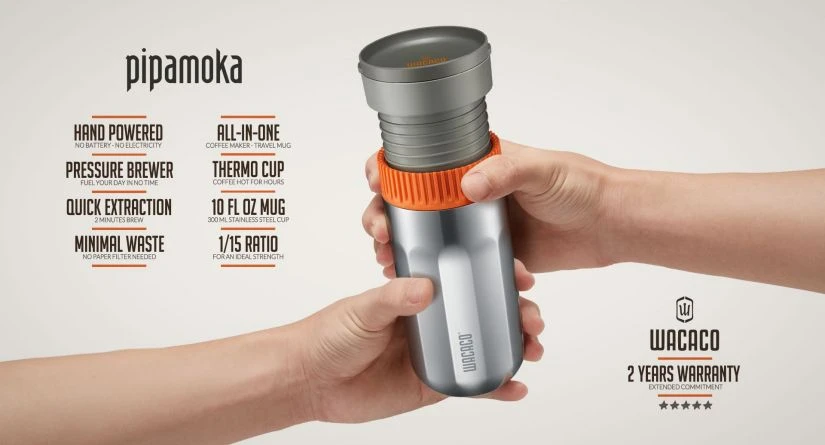 Wacaco Pipamoka Vacuum Pressured Portable Coffee Maker 6 Wacaco Pipamoka Vacuum Pressured Portable Coffee Maker - Image 4